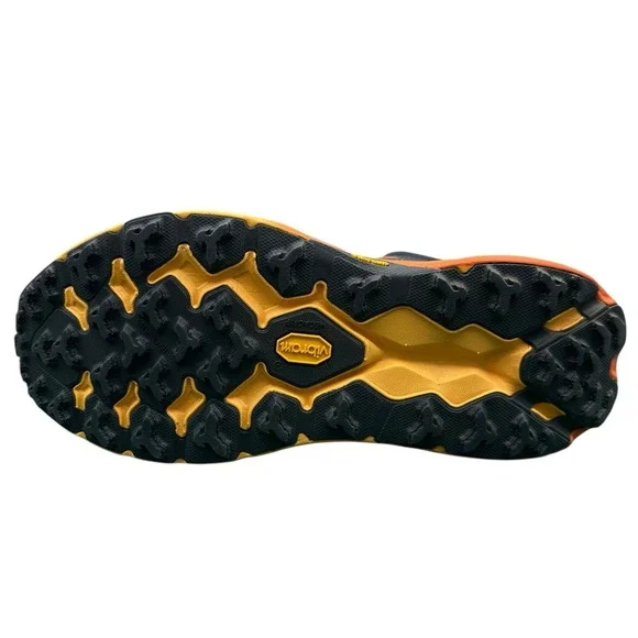 Size 11.5 M - Hoka One One HOKA Speedgoat 5 GORE-TEX Mid Gray Orange Yellow NEW